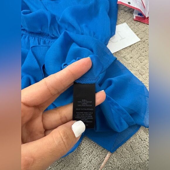 Express Blue Dress - Picture 12 of 12